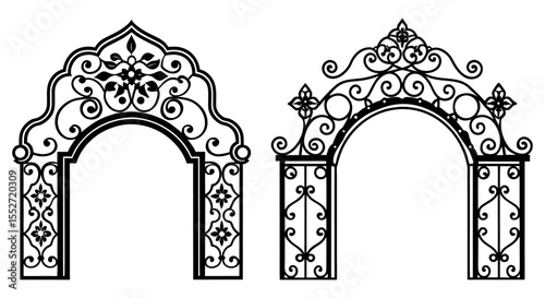 wrought iron gate