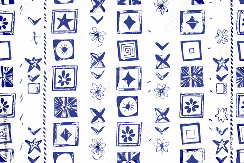 seamless pattern with numbers