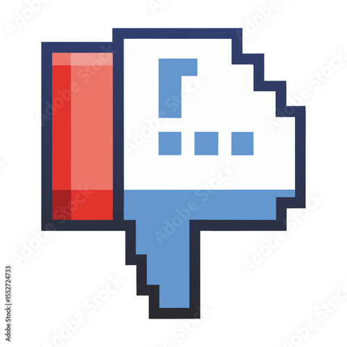 Pixel thumbs down
