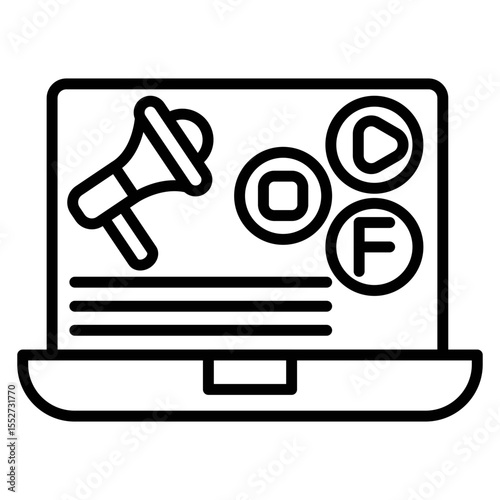 Digital Marketing Vector Icon