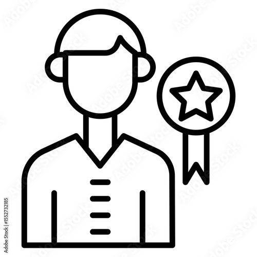 Best Employee Vector Icon