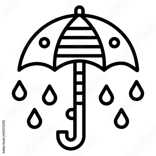 Umbrella Vector Icon