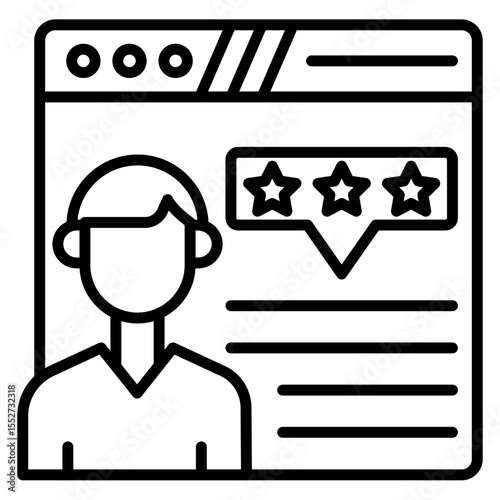 Review Vector Icon