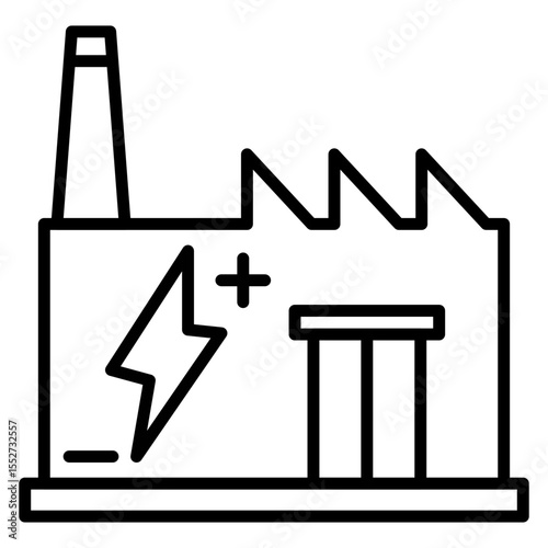 Factory Vector Icon