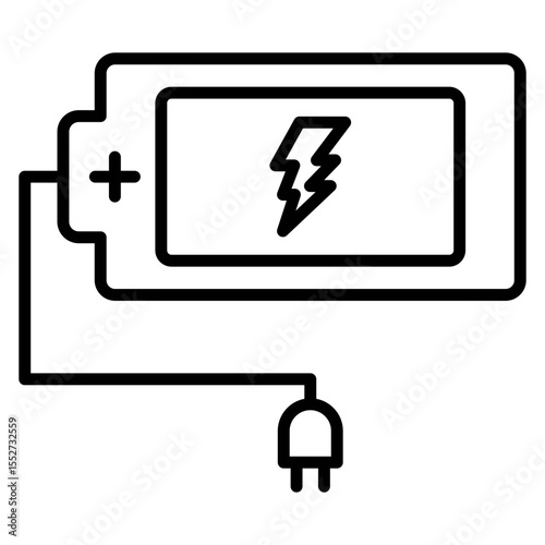 Battery Charge Vector Icon