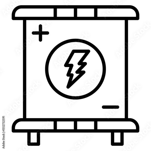 Accumulator Vector Icon