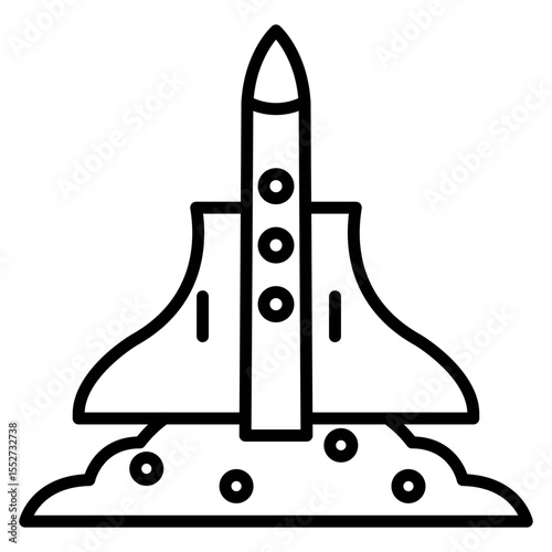 Shuttle Vector Icon