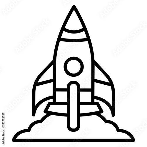 Rocket Vector Icon