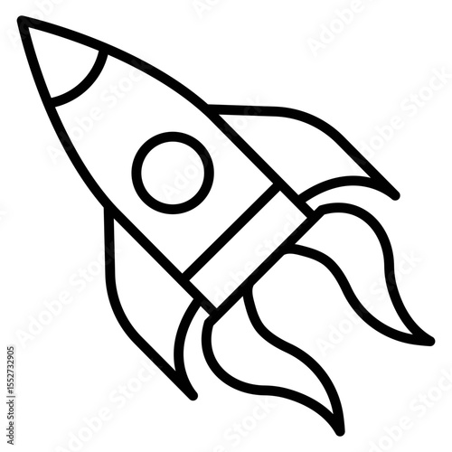 Rocket Vector Icon
