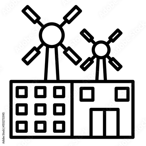 Mill Vector Icon