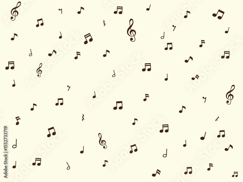 音符と音楽記号の壁紙
