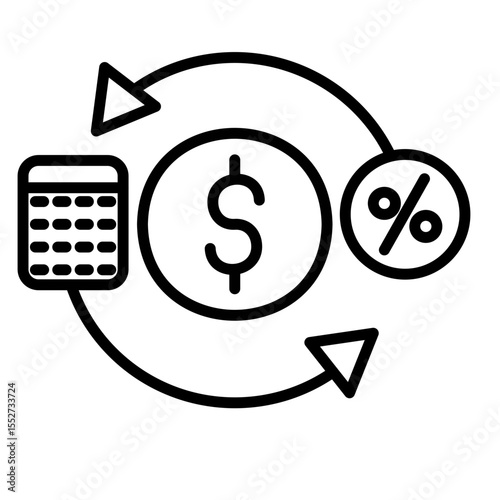 Loan Repayment Schedule Vector Icon