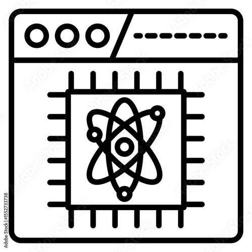 Quantum Nexus Vector Icon
