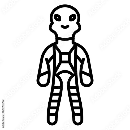 Cyborg Enforcer Vector Icon