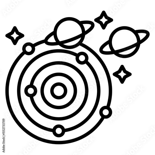 Cosmic Nova Vector Icon