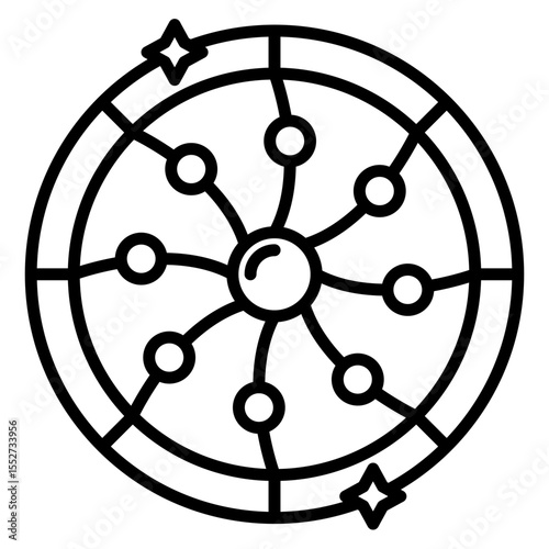 Andromeda Rift Vector Icon
