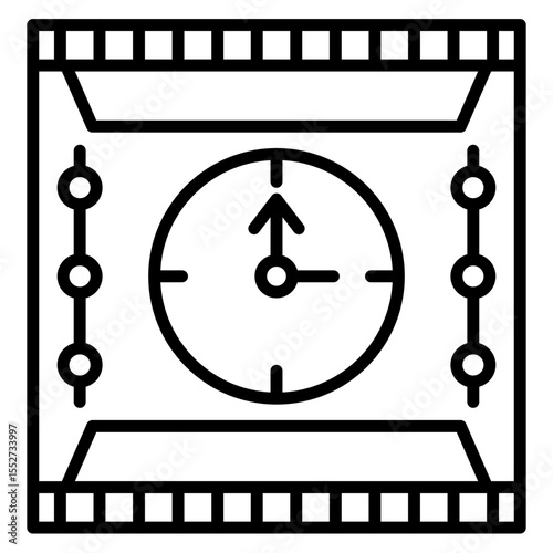 Space-Time Continuum Vector Icon
