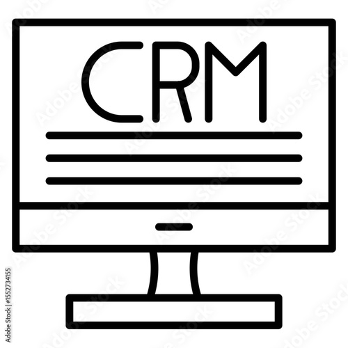 CRM Vector Icon