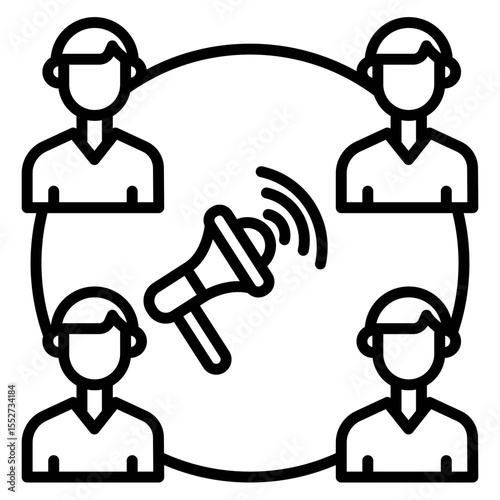 Employee Engagement Vector Icon