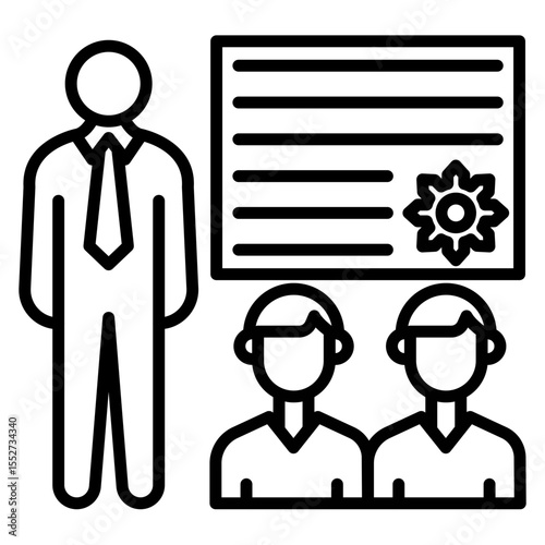 Work Orientation Vector Icon