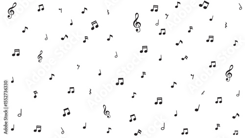 音符と音楽記号の壁紙