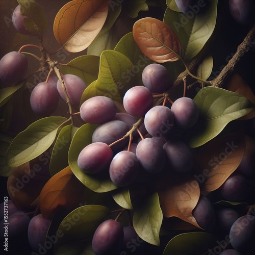 Duhat tart slightly astringent flesh