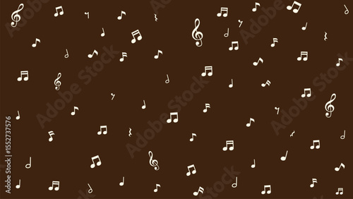 音符と音楽記号の壁紙