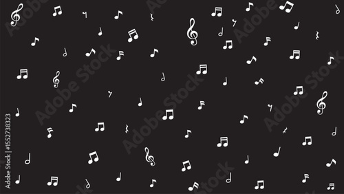 音符と音楽記号の壁紙