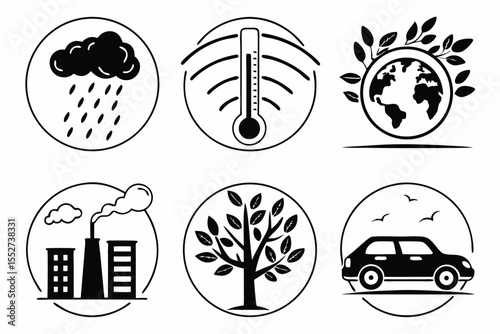 set of vector icons
