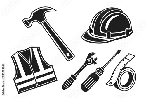 set of tools vector