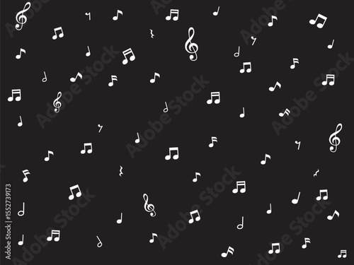 音符と音楽記号の壁紙