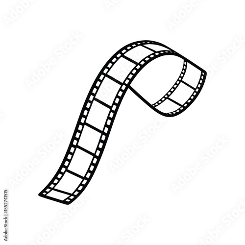 film strip line art