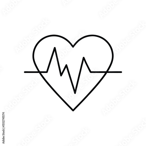 heartbeat line art