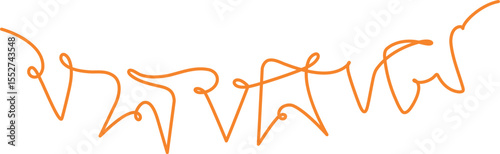 SINGLE-LINE STYLIZED JUNE FESTIVAL FLAGS