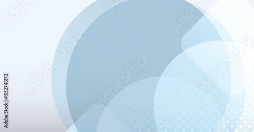 Serene Sky Blue Gradient with Overlapping Circles and Subtle Dot Pattern for Soft Modern Backgrounds or Calm Presentation Slides, Ideal for Technological Innovation 162