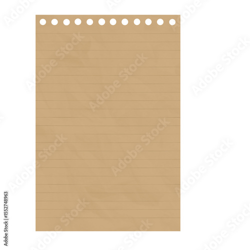 Notebook Paper Illustration