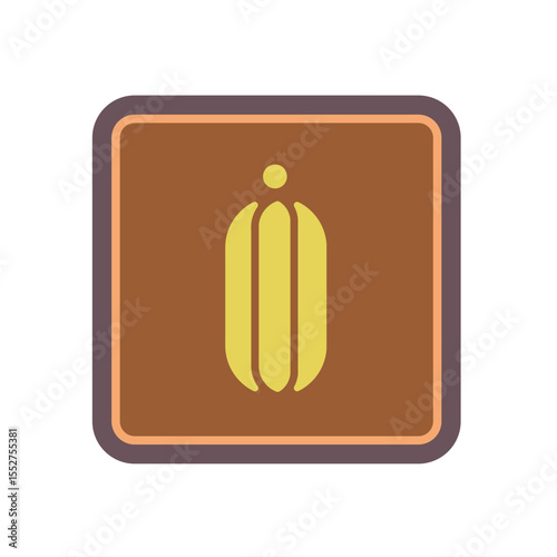 punching bag elegant icon