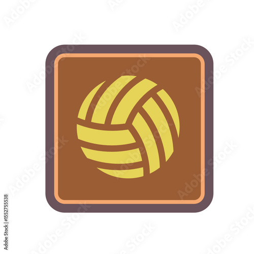 volley ball elegant icon