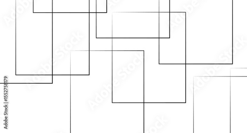 Abstract illustration featuring a bold black lines on a clean white background. The lines should have artistic variations such as rough edges, sketch-like textures.