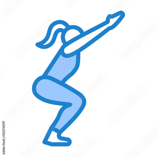 Chair Pose Icon