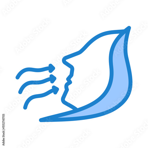 Deep Breathing Icon