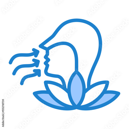 Ujjayi Breath Icon
