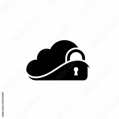 Secure Cloud Computing Data Protection and Cybersecurity Concept