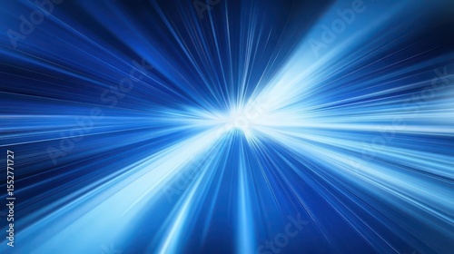 Radiant Blue Light Burst