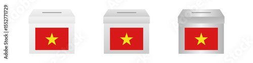 Election in Vietnam. Election Concept. Vector Illustration.