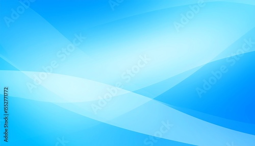 Blue abstract background with curved lines.