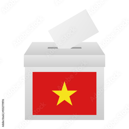Election in Vietnam. Election Concept. Vector Illustration.