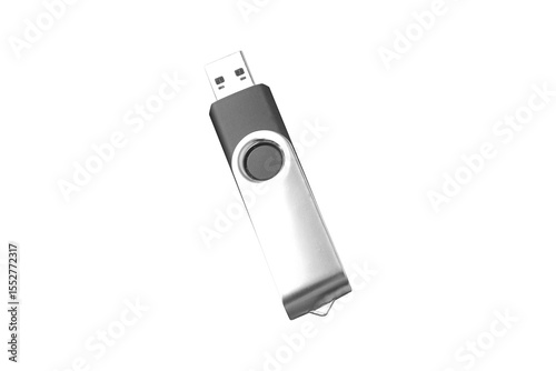 Tableau sur toile Blank Pen drive Mock up Design with transparent Background