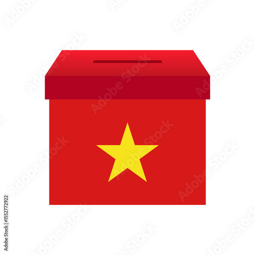 Election in Vietnam. Election Concept. Vector Illustration.