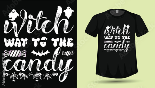 Halloween tshirt design graphic & vector
